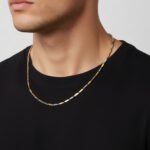 Elegant Gold and Silver Plated Men's Jewelry by AuraSpark