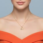 Elegant Butterfly Charm Necklace with Shimmering Crystals