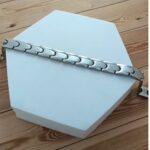 Durable Silver Interlocking Link Bracelet for Male Stylings.