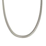 Classic Silver Snake Chain Necklace for Men