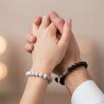 AuraSpark matching relationship beads with magnetic heart