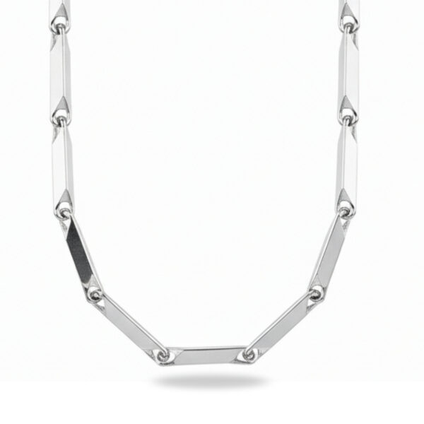 Stylish & Trending Silver Rice Chain Necklace for Men