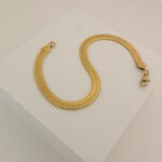 Gold-Plated Anti Tarnish Snake Chain Bracelet