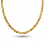 Classic Gold Stainless Steel Cuban Chain for Men