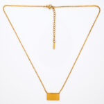 Gold 11:11 Angel Number Bar Necklace for Women AuraSpark