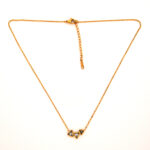 Geometric Trillion Cut Diamond Simulant Necklace by AuraSpark