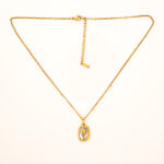 Classic18K Gold Plated Rose Floral Pendant Necklace for Women