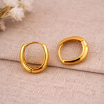 Small Minimalist Gold Sleepers for Sensitive Ears