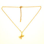 Dainty Hummingbird Jewelry Gift with White Pearl Accent