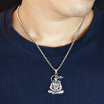 Lord Hanuman spiritual locket for strength and protection