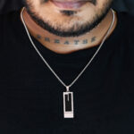 Minimalist Rectangular Stainless Steel Chain for Men