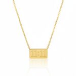 18K Gold Plated 11:11 Pendant Necklace for Women