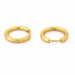 AuraSpark gold huggie hoop earrings for daily wear