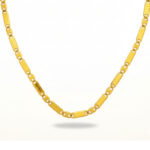 Trending 18K Gold-Plated Stainless-Steel Biscuit Chain for Men