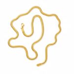 AuraSpark 18K Gold Plated 3mm Snake Chain for Men