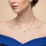 AuraSpark Gold 3D Butterfly Pendant Necklace for Women