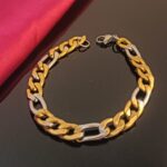 AuraSpark masculine gold silver mixed metal jewelry piece