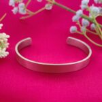 AuraSpark Adjustable Men's Modern Silver Wrist Cuff