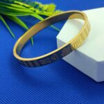 Religious Hindu Prayer Bracelet Gold Plated AuraSpark