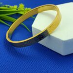 Stainless steel religious Om bracelet for men