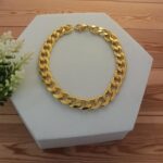 Men's luxury gold jewelry Cuban link bracelet for gifting