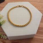 Premium 18K Gold Plated Bold Men's Link Bracelet